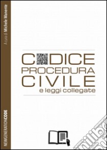 Codice di procedura civile libro di Manente Michele