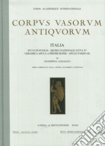 Corpus vasorum antiquorum. Italia. Vol. 83: Ruvo di Puglia libro di Gadaleta Giuseppina