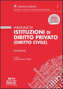 Manuale di istituzioni di diritto privato (diritto civile) libro