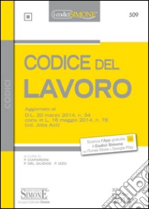 Codice del lavoro libro