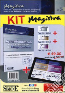 Approfondimenti per il concorso in magistratura (2015). Con aggiornamento online. Con 2 e-book. Vol. 3 libro di Giovagnoli R. (cur.)