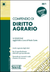 Compendio di diritto agrario libro di Conte P. (cur.)