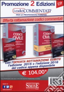 Codice civile. Annotato con la giurisprudenza-Appendice di aggiornamento ai codici civile e penale. Con CD-ROM libro di Ariola L. (cur.); Ciafardini L. (cur.); Izzo F. (cur.)