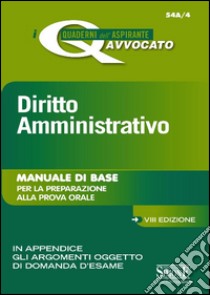 Diritto amministrativo libro