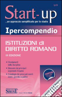 Ipercompendio istituzioni di diritto romano libro