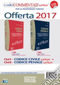 Codice civile esteso-Codice Penale esteso. Annotati esclusivamente con le massime più significative e con le sentenze delle Sezioni Unite libro di Marino Raffaele; Ariola Luca; Ciafardini Luciano