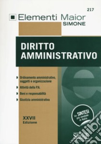 Elementi di diritto amministrativo libro