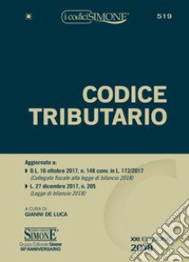 Codice tributario libro di De Luca G. (cur.)