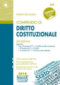 Compendio di diritto costituzionale libro di Del Giudice Federico; Emanuele P. (cur.)