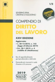 Compendio di diritto del lavoro libro di Riva Severino; D'Agostino Cristina