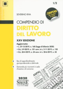 Compendio di diritto del lavoro libro di Riva Severino