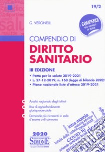 Compendio di diritto sanitario libro di Veronelli Giulio