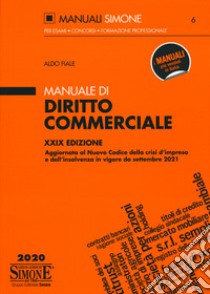 Manuale di diritto commerciale libro di Fiale Aldo