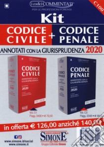 Kit Codice civile+Codice penale. Annotati con la giurisprudenza libro di Ciafardini L. (cur.); Di Pirro M. (cur.); Marino R. (cur.)