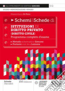 Schemi & schede di istituzioni di diritto privato (diritto civile). Programma completo d'esame libro di Di Pirro Massimiliano