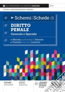 Schemi & schede di diritto penale. Generale e speciale libro