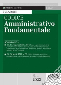 Codice amministrativo fondamentale libro