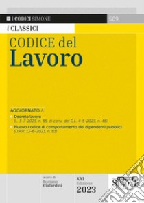 Codice del lavoro libro di Ciafardini L. (cur.); Del Giudice F. (cur.); Izzo F. (cur.)
