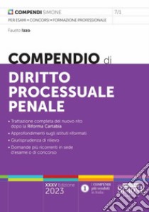 Compendio di diritto processuale penale libro di Izzo Fausto