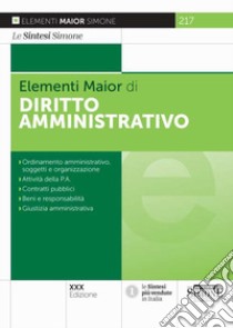 Elementi di diritto amministrativo libro