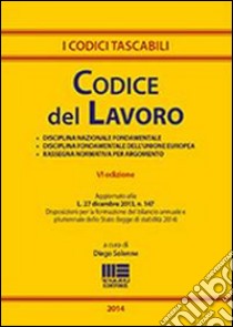 Codice del lavoro libro