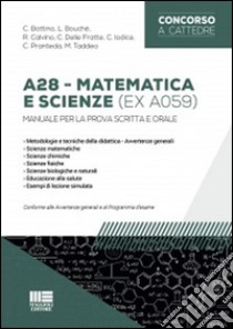 A28 matematica e scienze (ex A059) libro