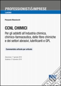 CCNL chimici libro di Masciocchi Pierpaolo