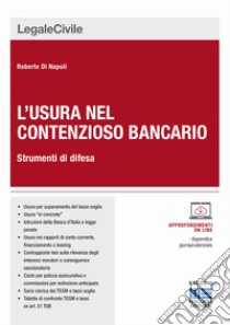 L'usura nel contenzioso bancario libro di Di Napoli Roberto