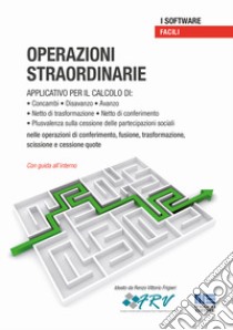 Operazioni straordinarie. CD-ROM libro di Frigieri Renzo Vittorio