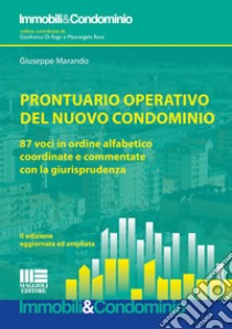Prontuario operativo del nuovo condominio libro di Marando Giuseppe