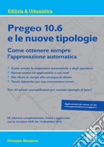 Pregeo 10.6 e le nuove tipologie libro di Mangione Giuseppe