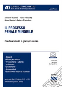 Il processo penale minorile libro di Macrillò Armando; Filocamo Fulvio; Mussini Guido