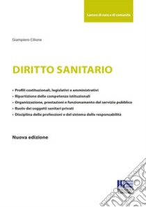 Diritto sanitario libro di Cilione Giampiero