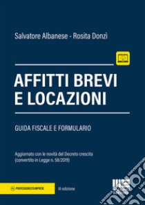 Affitti brevi e locazioni libro di Albanese Salvatore; Donzì Rosita