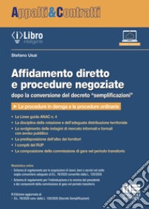 Affidamento diretto e procedure negoziate libro di Usai Stefano