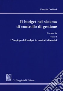 Il budget nel sistema di controllo di gestione. Estratto libro di Cerbioni Fabrizio