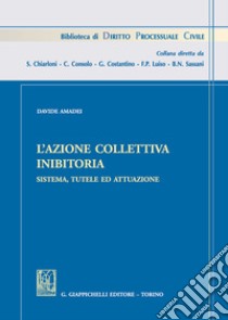 L'azione collettiva inibitoria. Sistema, tutele ed attuazione libro di Amadei Davide