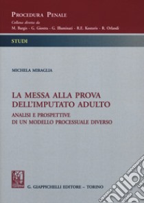 La messa alla prova dell'imputato adulto. Analisi e prospettive di un sistema processuale diverso libro di Miraglia Michela