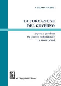 La formazione del governo. Aspetti e problemi tra quadro costituzionale e nuove prassi libro di Cavaggion Giovanni