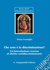 Che cosa è la discriminazione? Un'introduzione teorica al diritto antidiscriminatorio libro di Consiglio Elena