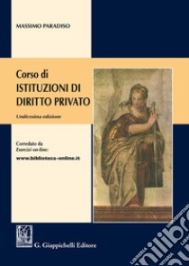 Corso di istituzioni di diritto privato libro di Paradiso Massimo