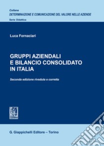 Gruppi aziendali e bilancio consolidato in Italia libro di Fornaciari Luca