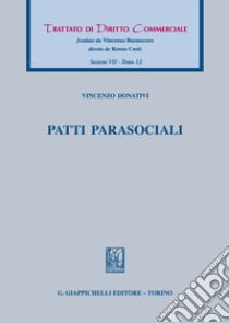 Patti parasociali libro di Donativi Vincenzo