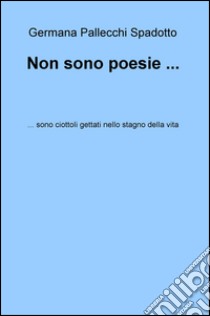 Non sono poesie... Sono ciottoli gettati nello stagno della vita libro di Pallecchi Spadotto Germana