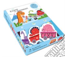 Il treno dei dinosauri. Ediz. a colori. Con 20 puzzle. Con Gioco libro