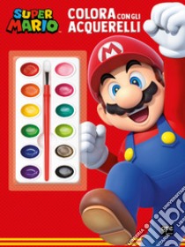 Super Mario. Colora con gli acquerelli. Ediz. illustrata. Con 16 acquerelli. Con pennello libro