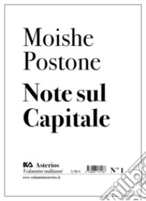 Note sul Capitale libro di Postone Moishe