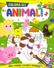 Colora gli animali. Ediz. a colori libro