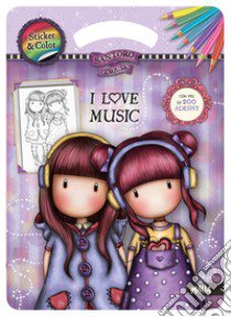 I love music. Sticker & color. Gorjuss. Ediz. a colori libro