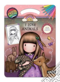 I love animals. Gorjuss. Sticker & color. Ediz. a colori. Con Adesivi libro di Capiotto Lisa